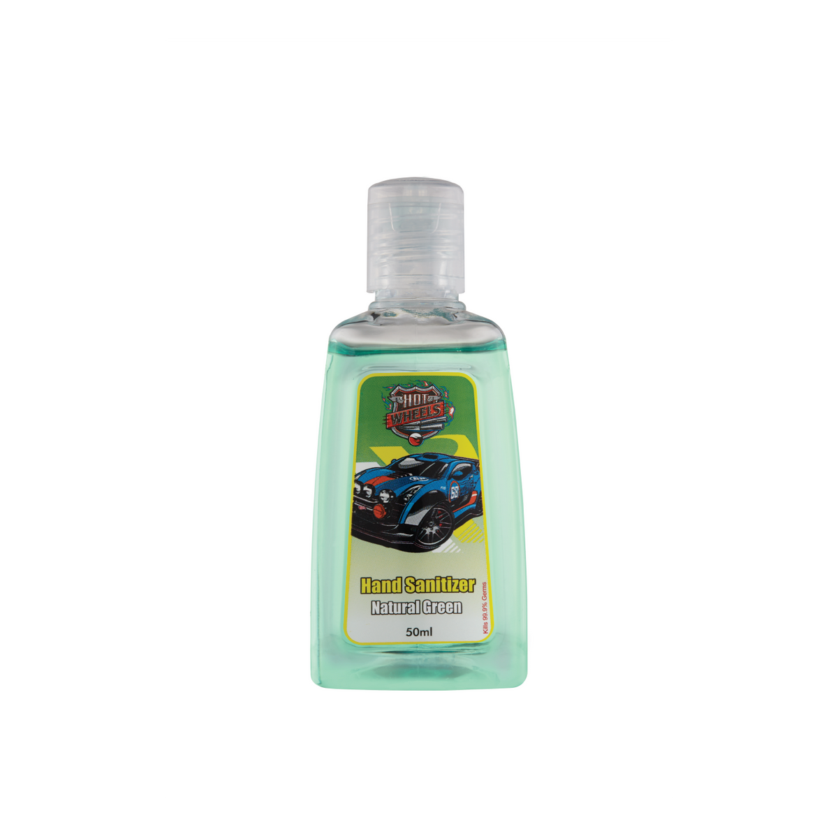 Hot Wheels Hand Sanitizer - Natural Green, 50 ml Gardenia Cosmotrade LLP