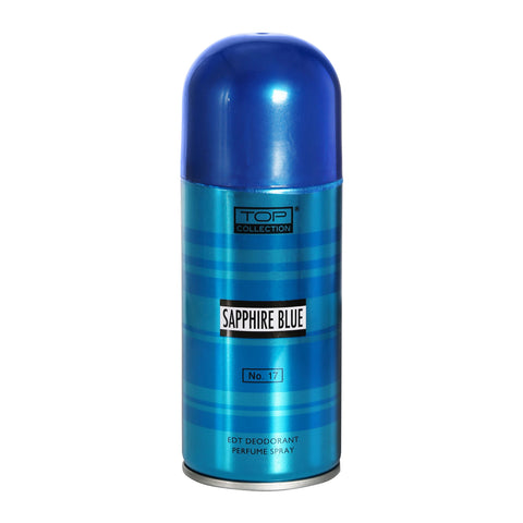 Top Collection Eau De Toilette Deodrant Perfume Spray - Sapphire Blue, 150ml Gardenia Cosmotrade LLP