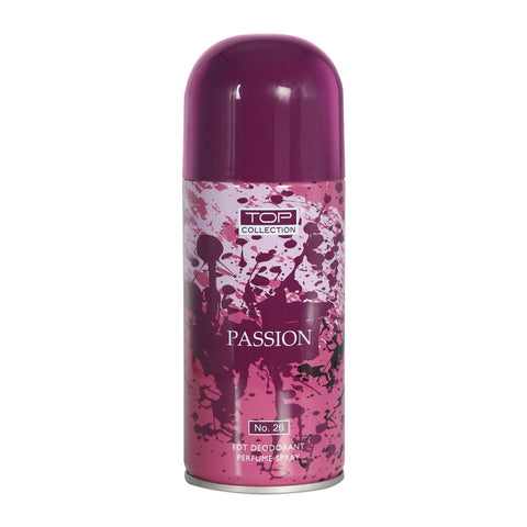 Top Collection Eau De Toilette Deodrant Perfume Spray - Passion, 150ml Gardenia Cosmotrade LLP