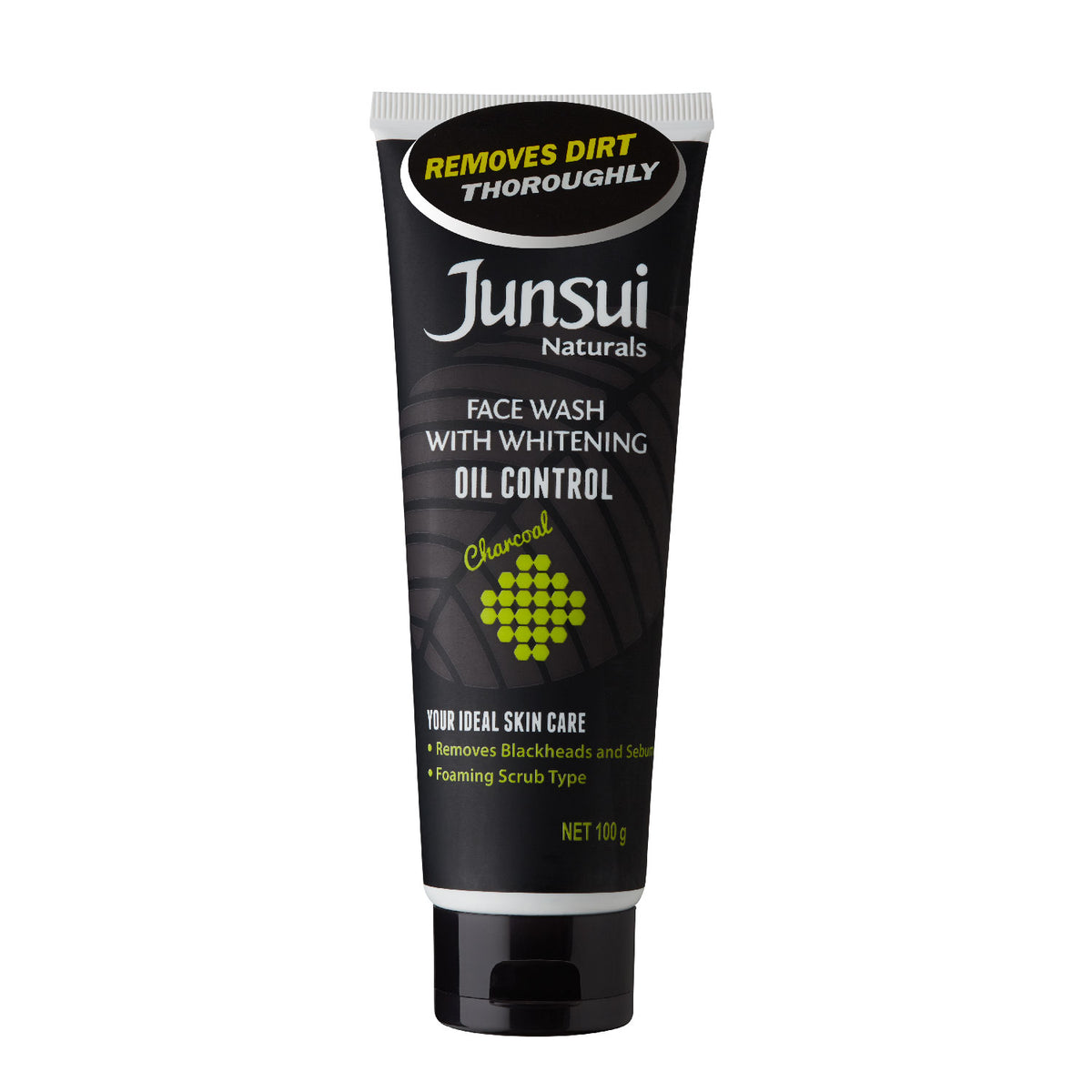 Junsui Naturals Face Wash With Whitening, Oil Control, 100 g Gardenia Cosmotrade LLP