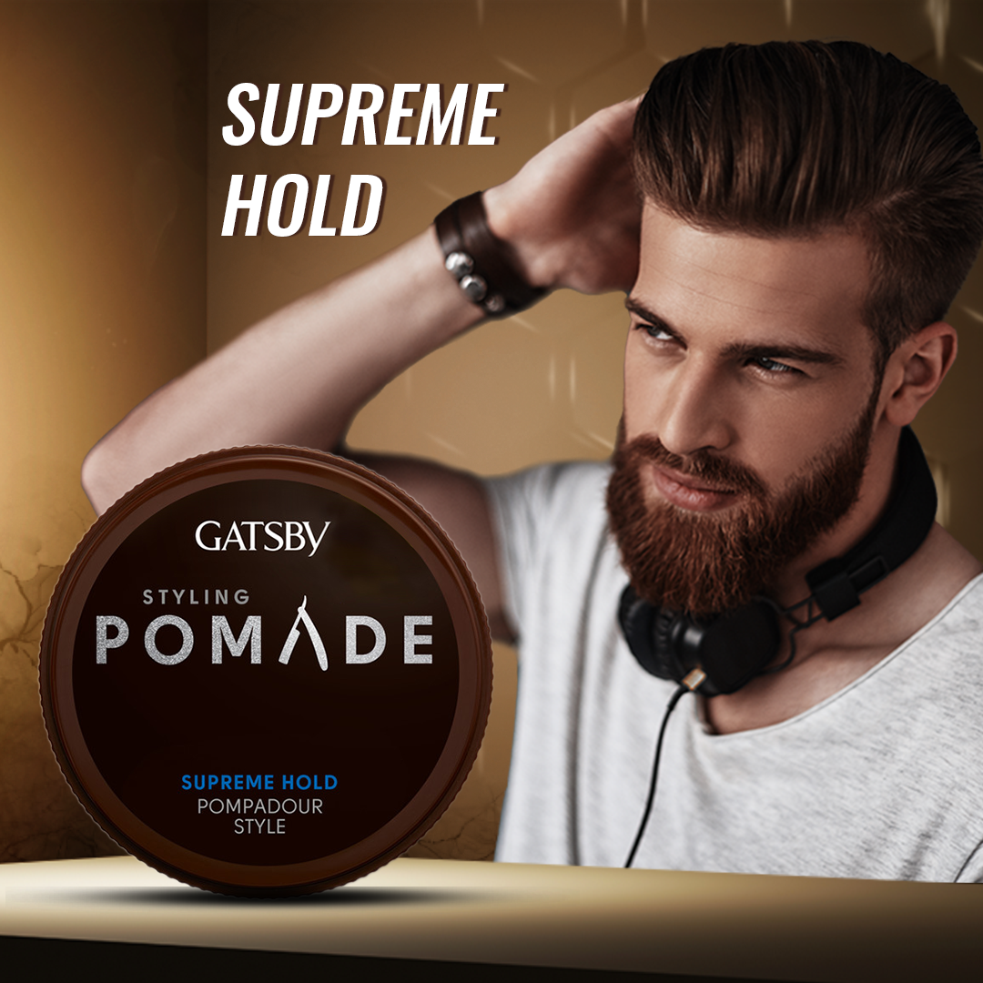 Gatsby Styling Pomade -  Supreme Hold - 75g Gardenia Cosmotrade LLP