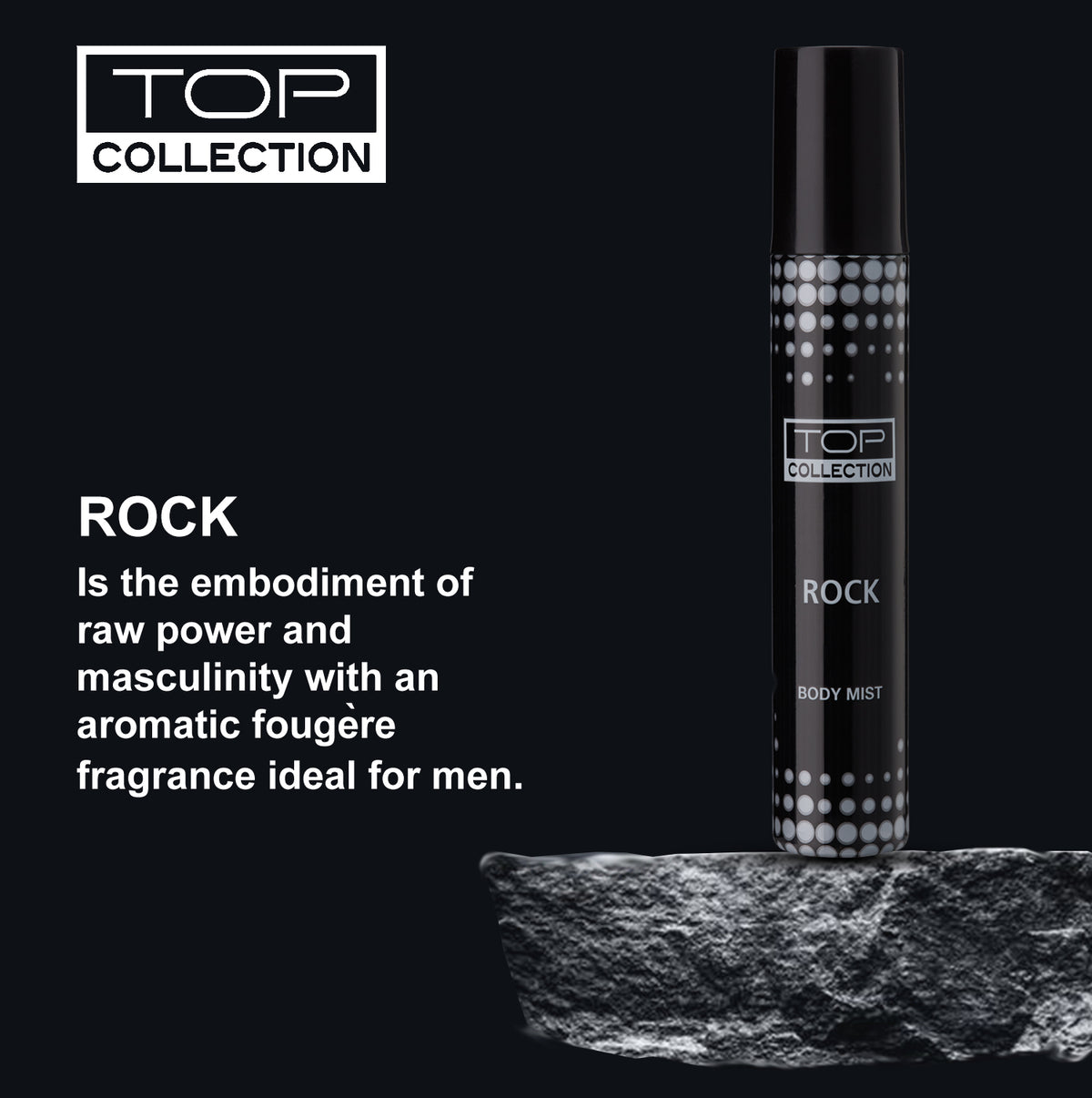 Top Collection Body Mist - Rock, 75ml