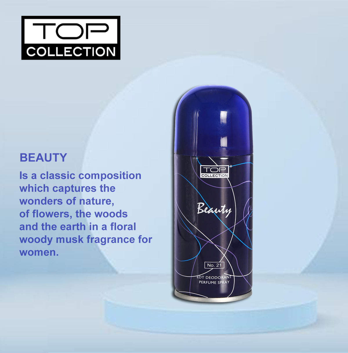 Top Collection Eau De Toilette Deodrant Perfume Spray - Beauty, 150ml