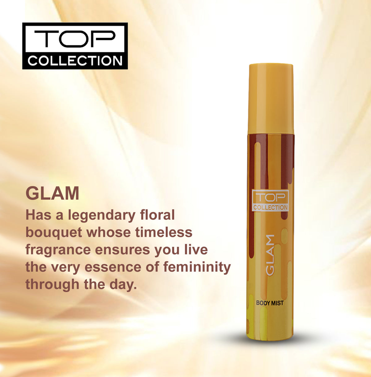 Top Collection Body Mist - Glam, 75ml