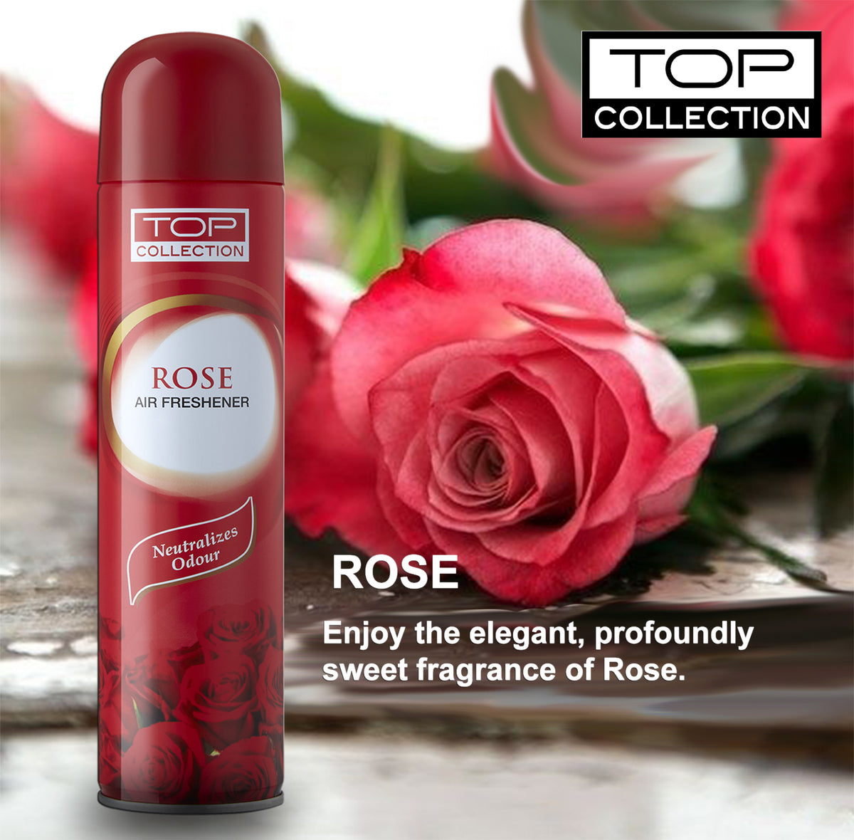 Top Collection Air Freshener - Rose, 300ml