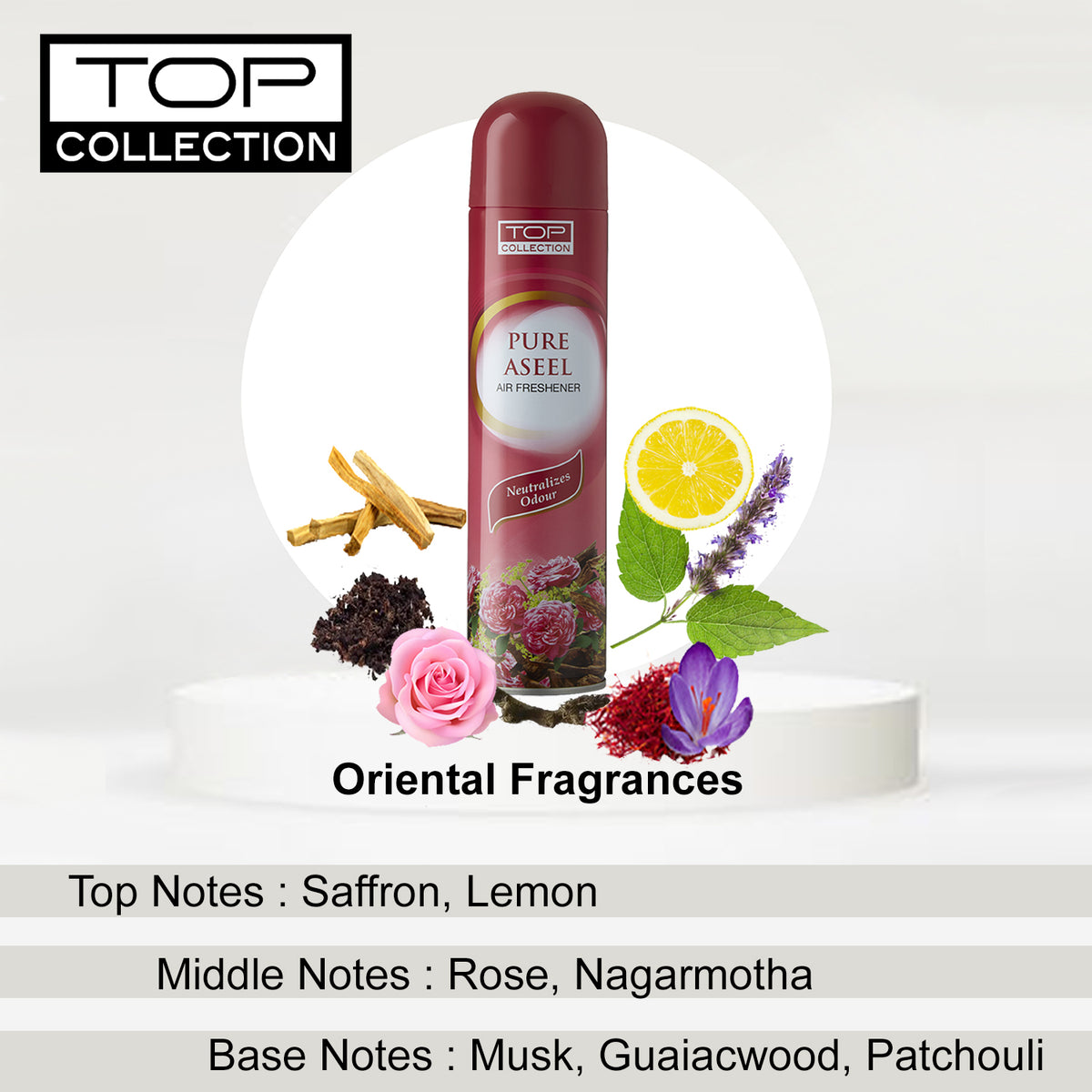 Top Collection Air Freshener - Pure Aseel, 300ml