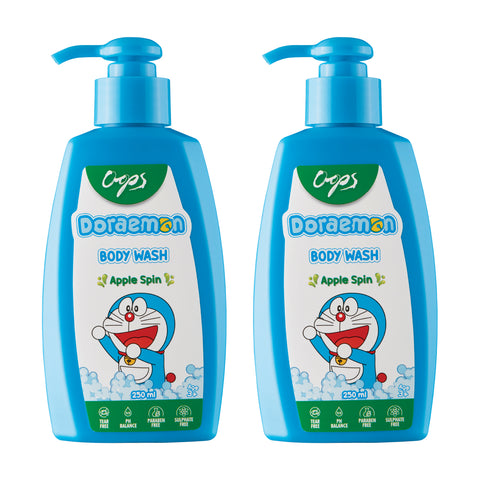 Oops Doraemon Body Wash - Apple Spin, 250ml : Buy 1 Get 1 Free! Gardenia Cosmotrade LLP