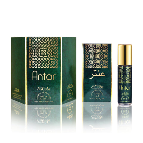 Nabeel - Antar Premium Attar Roll-on Perfume Oil | 100% Non Alcoholic | Gift Set - 6ml (Pack of 6) | Made in U.A.E