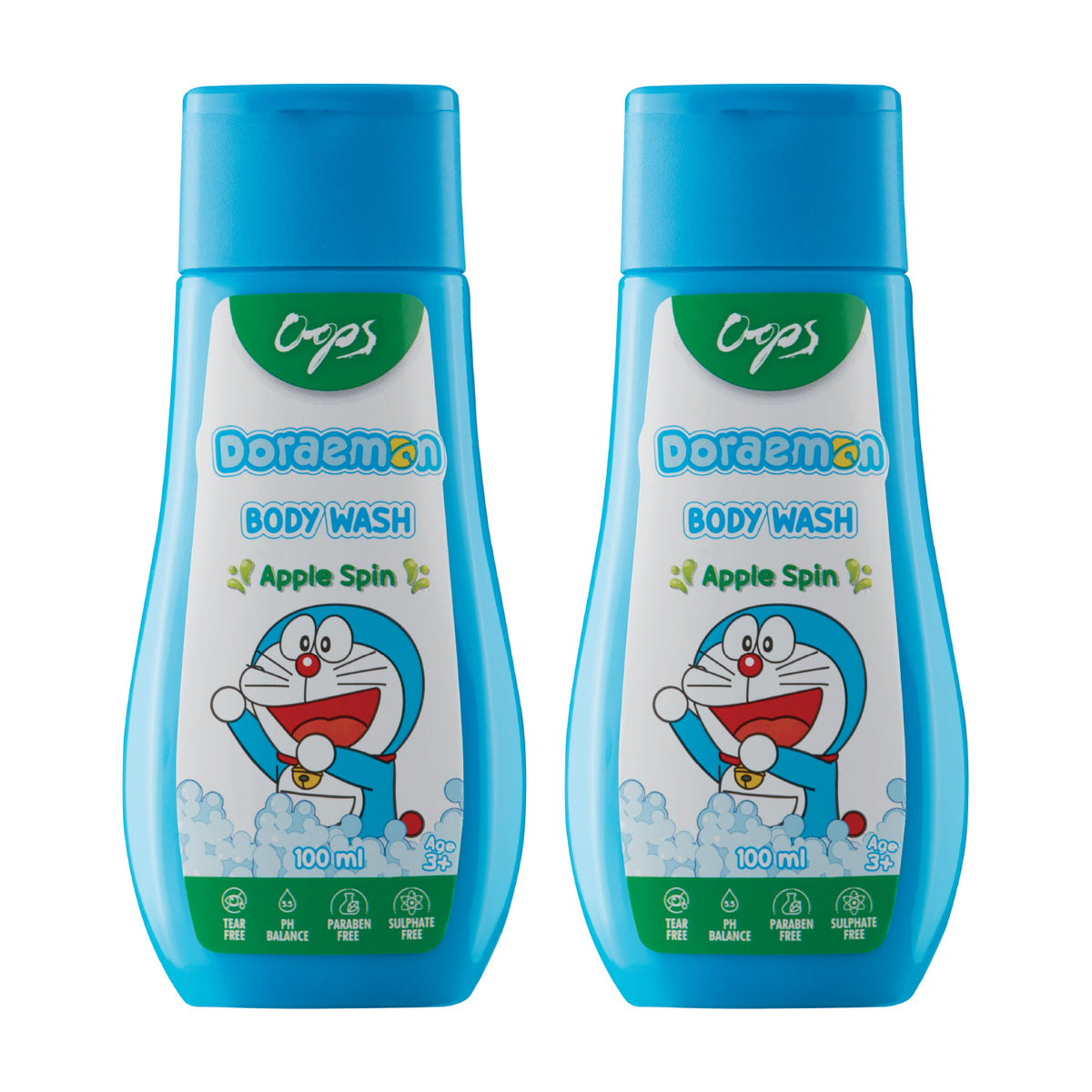 Oops Doraemon Body Wash - Apple Spin, 100ml : Buy 1 Get 1 Free! Gardenia Cosmotrade LLP