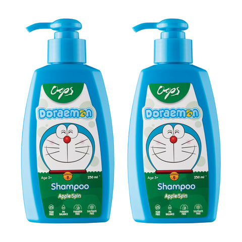 Oops Doraemon Shampoo - Apple Spin, 250ml : Buy 1 Get 1 Free! Gardenia Cosmotrade LLP