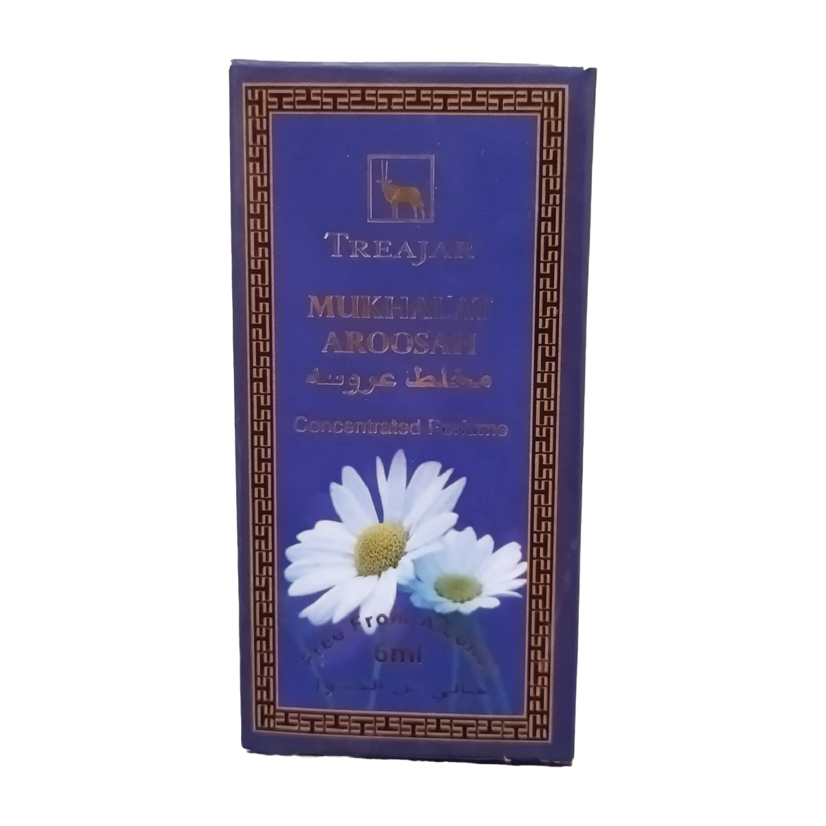 Treajar Concentrated Oil Perfume - Aroosah, 6ml - Pack of 6 Gardenia Cosmotrade LLP