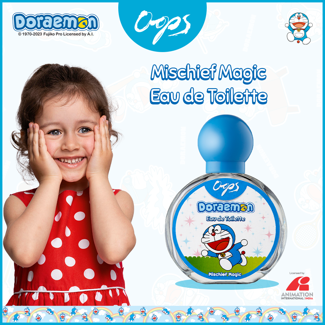 Oops Doraemon Eau De Toilette - Mischief Magic, 50ml Gardenia Cosmotrade LLP