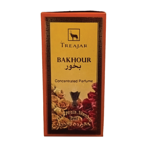 Treajar Concentrated Oil Perfume - Bakhour, 6ml Gardenia Cosmotrade LLP