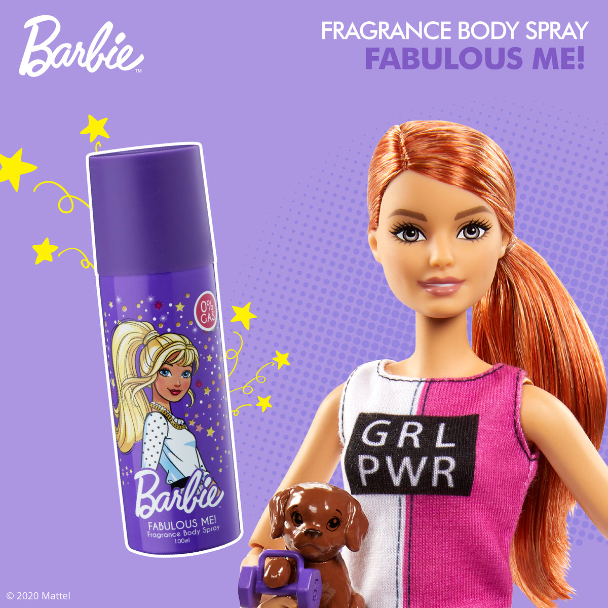 Barbie Fragrance Body Spray - Fabulous Me, 100ml