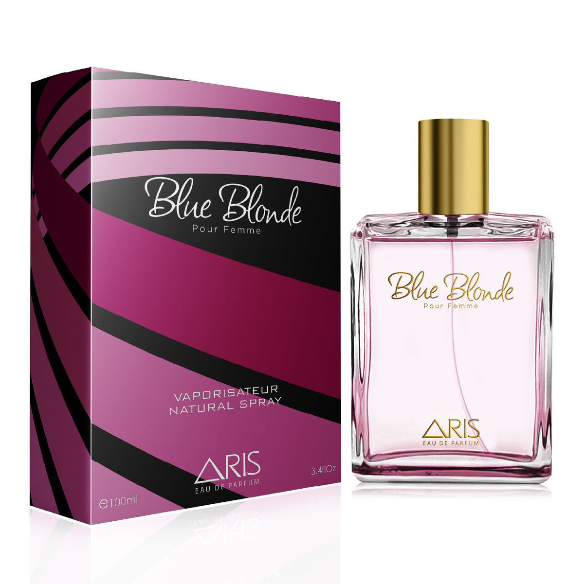 Aris Cosmetics Eau De Parfum - Blue Blonde, 100ml  | USA