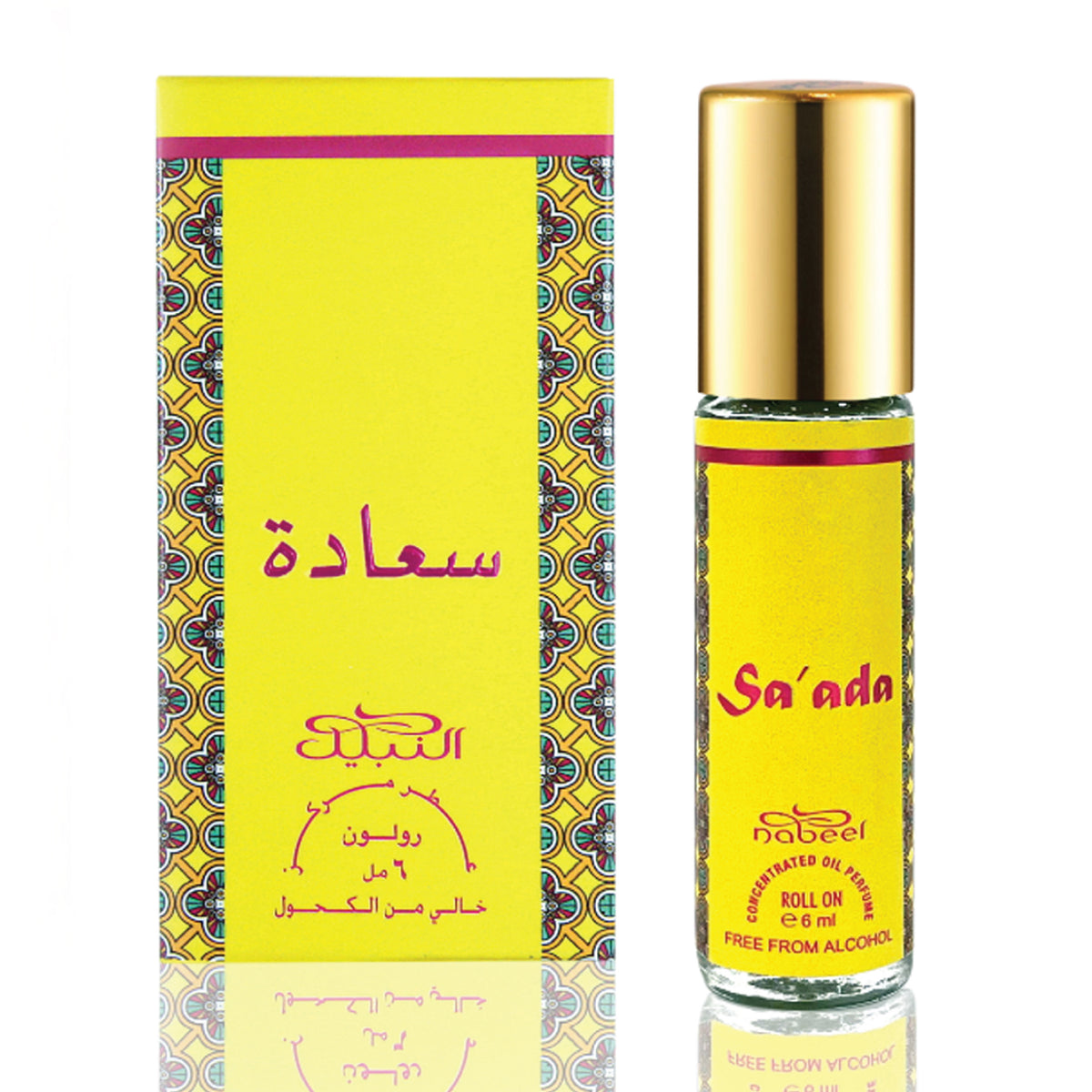 Nabeel Concentrated Oil (Roll on) - Sa'ada, 6ml Gardenia Cosmotrade LLP