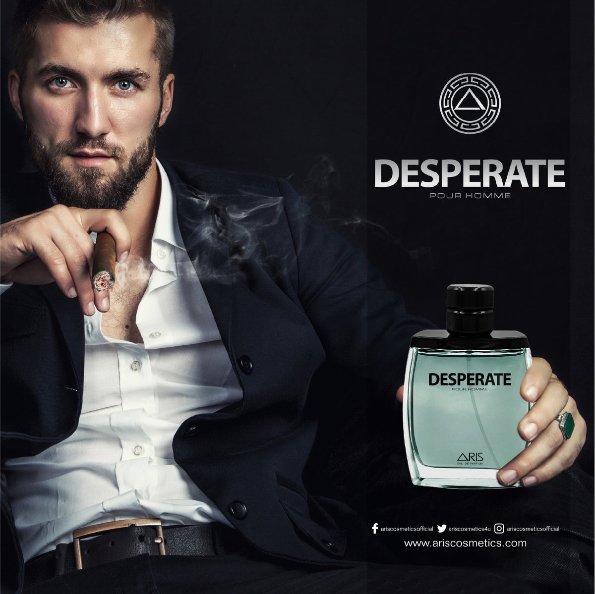 Aris Cosmetics Eau De Parfum - Desperate, 100ml  | USA