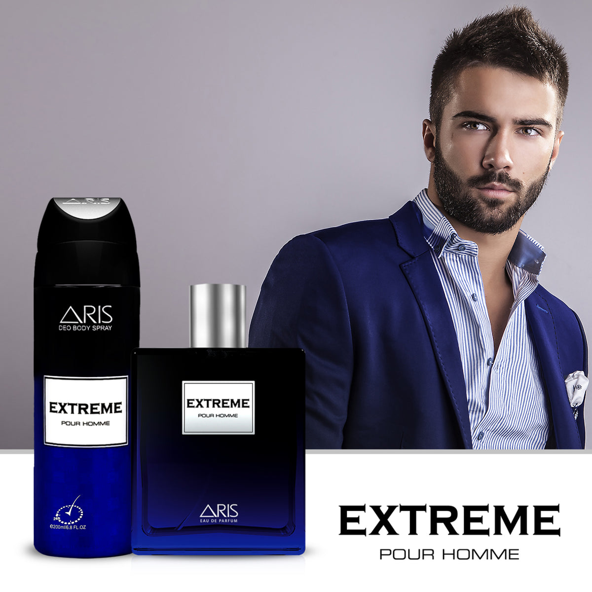 Aris Cosmetics Deodorant Body Spray - Extreme, 200ml Gardenia Cosmotrade LLP