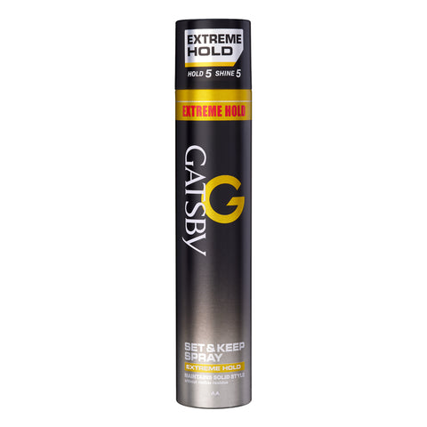 Gatsby Set & Keep Hair Spray - Extreme Hold, 400ml