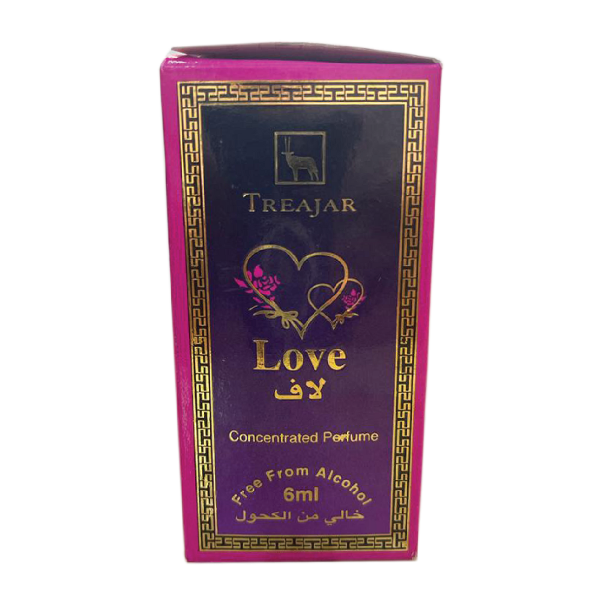 Treajar Concentrated Oil Perfume - Love, 6ml - Pack of 6 Gardenia Cosmotrade LLP