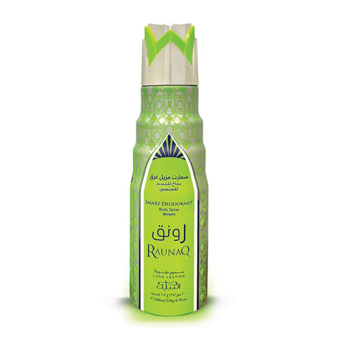 Nabeel Deodorant Body Spray - Raunaq, 200ml Gardenia Cosmotrade LLP