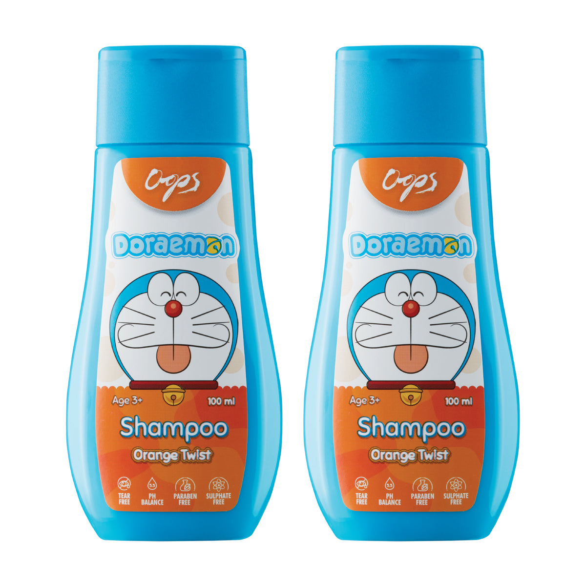 Oops Doraemon Shampoo - Orange Twist, 100ml : Buy 1 Get 1 Free! Gardenia Cosmotrade LLP