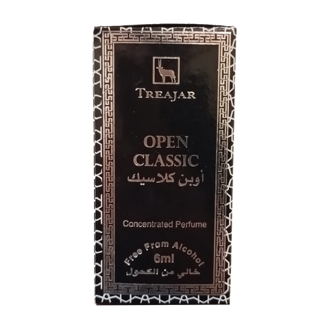 Treajar Concentrated Oil Perfume - Open Classic, 6ml Gardenia Cosmotrade LLP