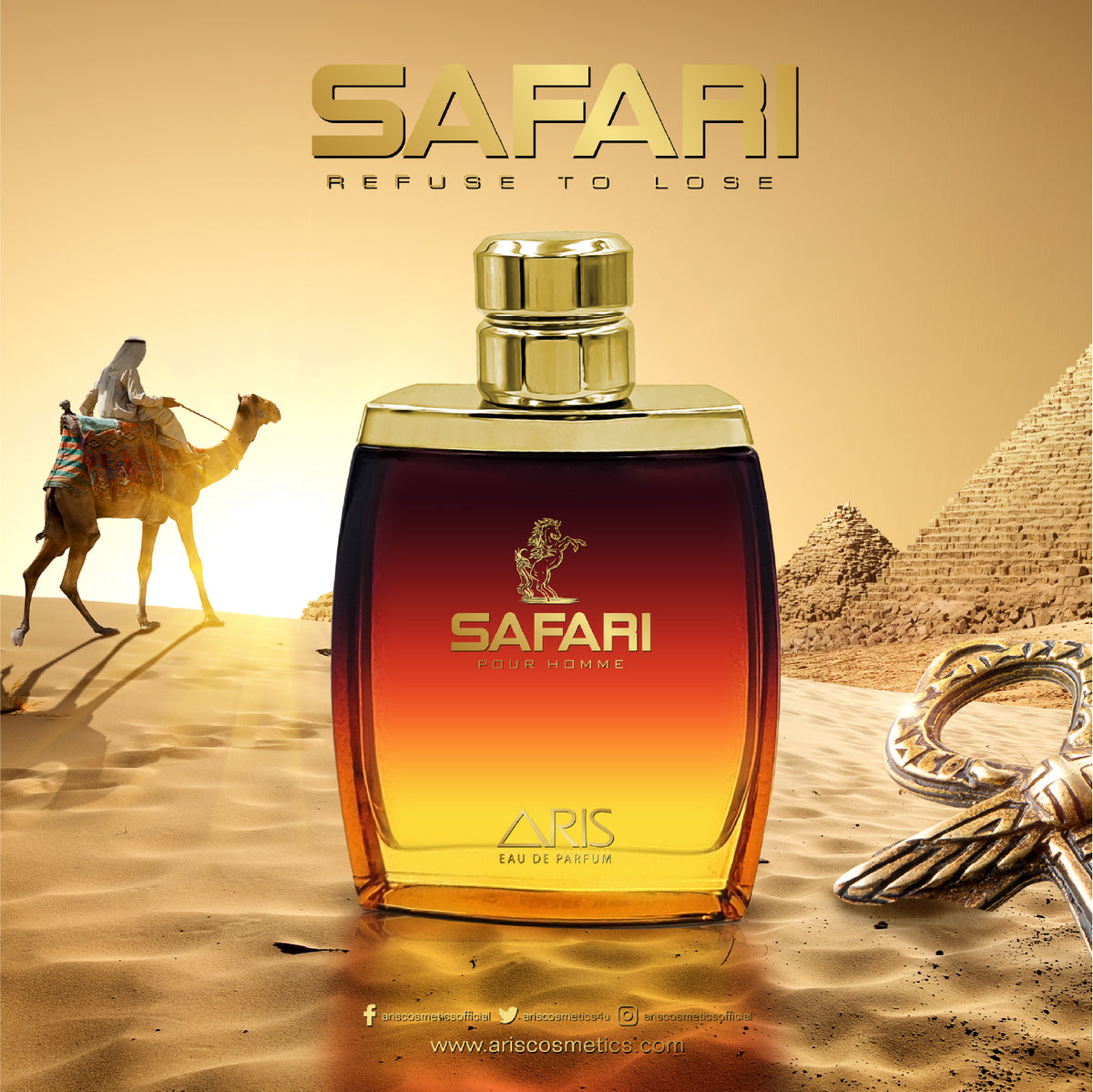 Aris Cosmetics Eau De Parfum - Safari, 100ml  | USA