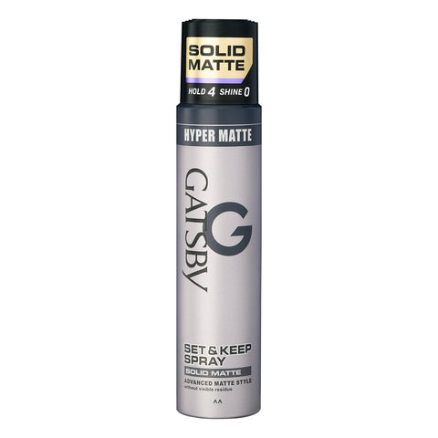 Gatsby Set & Keep Hair Spray - Solid Matte, 250ml