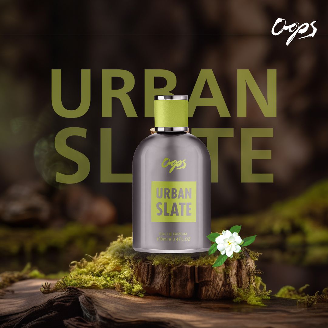 Oops Eau De Parfum - Urban Slate, 100ml Gardenia Cosmotrade LLP