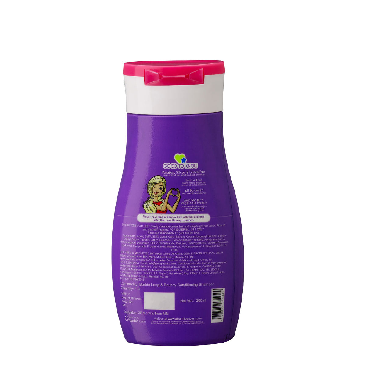 Conditioning Shampoo - Long & Bouncy, 200ml Gardenia Cosmotrade LLP