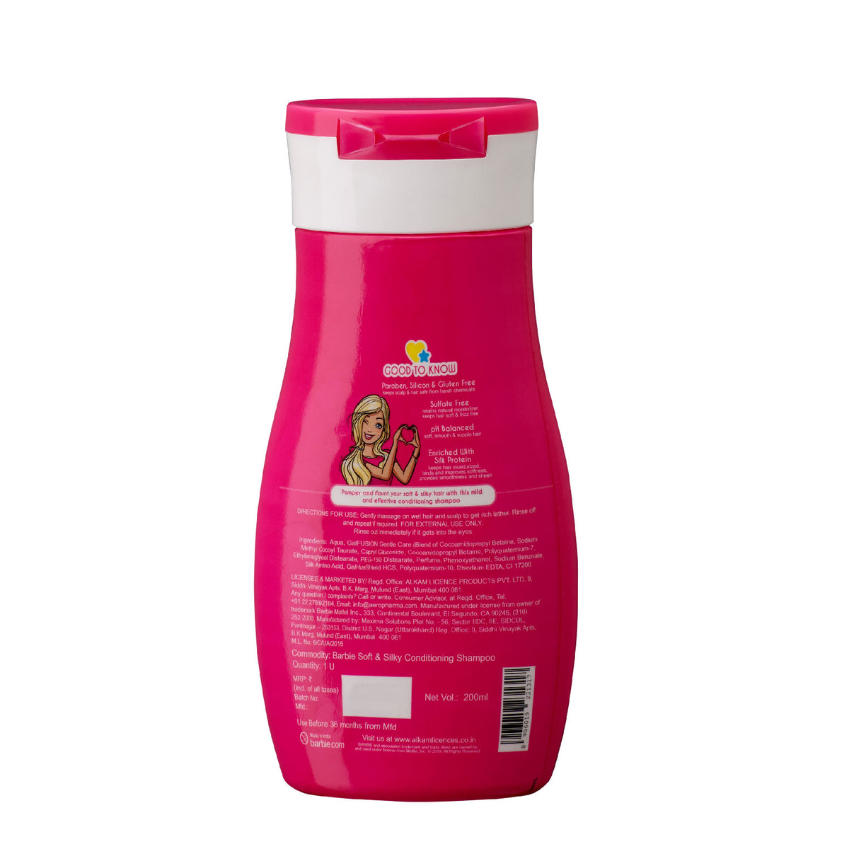 Conditioning Shampoo - Soft & Silky, 200ml Gardenia Cosmotrade LLP