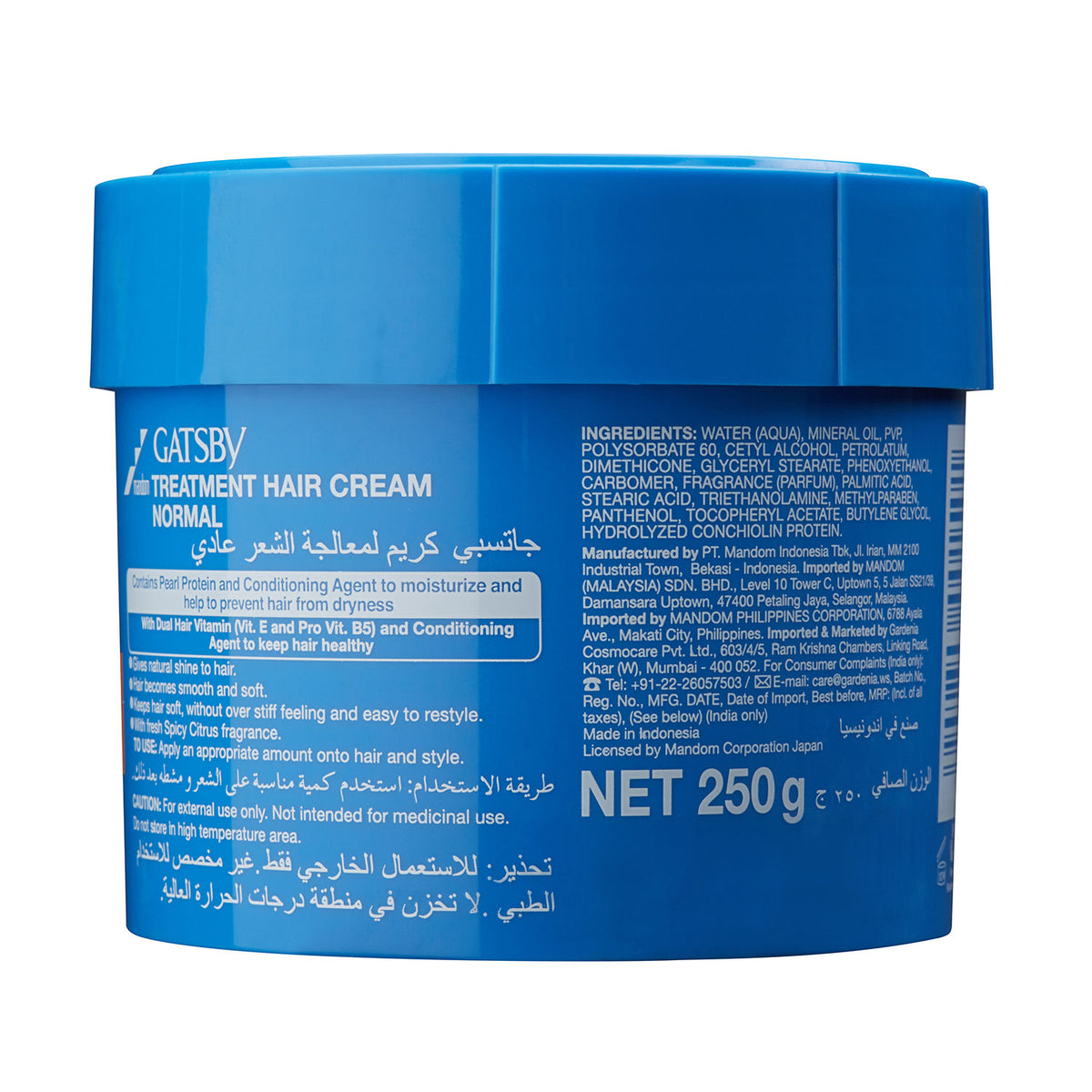 Gatsby Hair Treatment Cream, Normal, 250g Gardenia Cosmotrade LLP