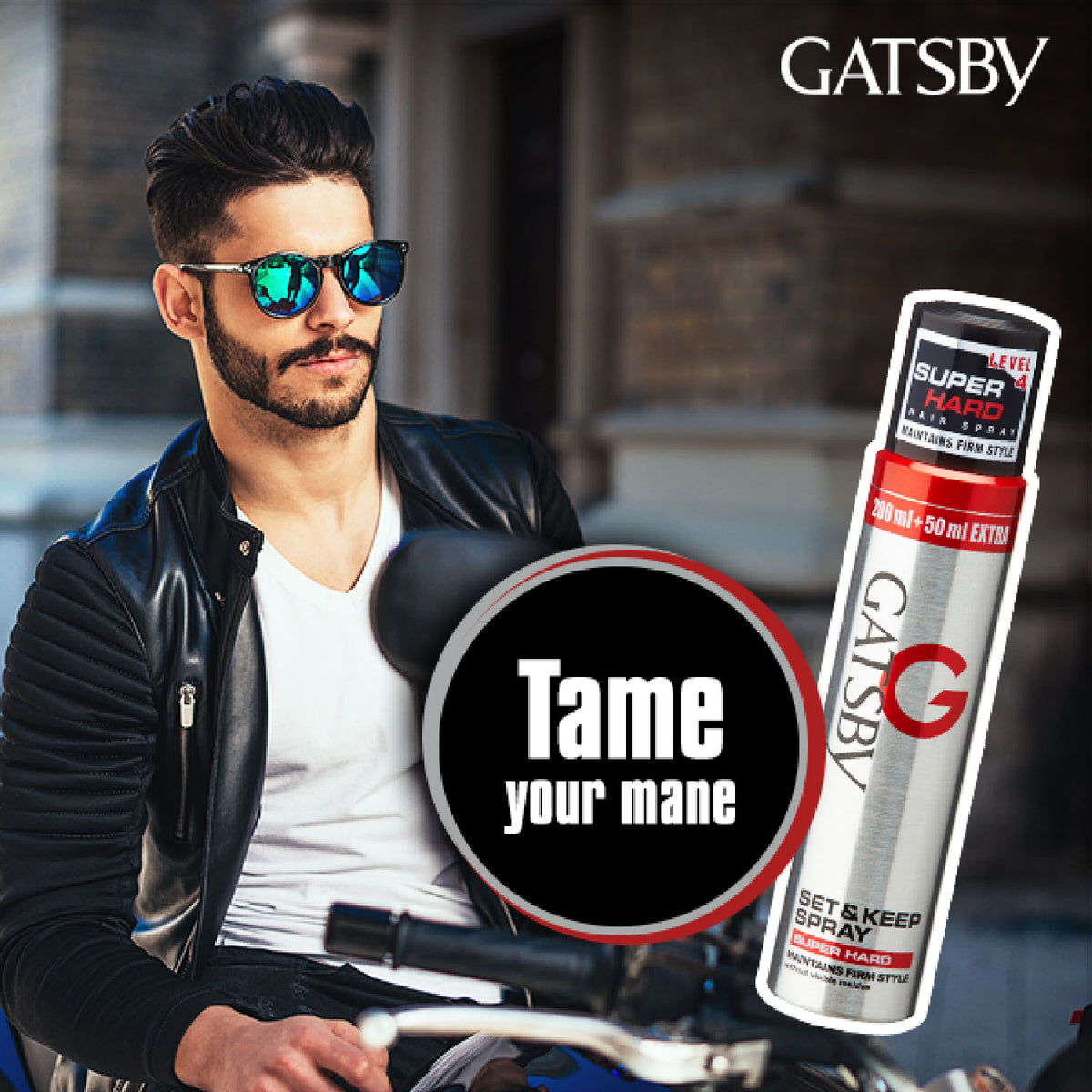 Gatsby Set &amp; Keep Hair Spray - Super Hard, 250ml Gardenia Cosmotrade LLP