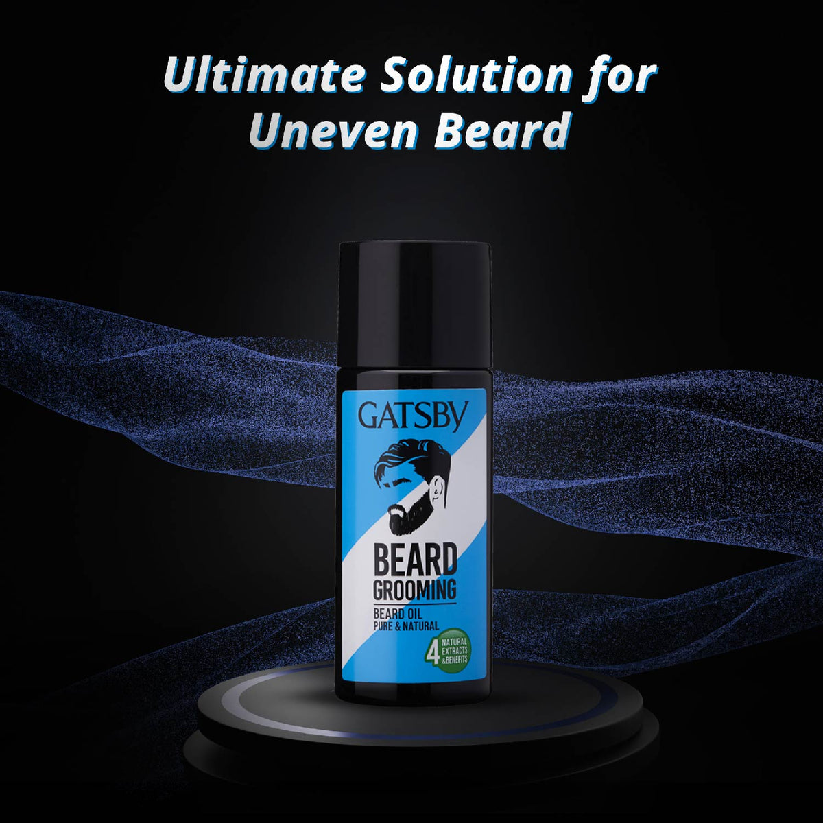 Gatsby Beard Oil - Pure & Natural, 50ml Gardenia Cosmotrade LLP