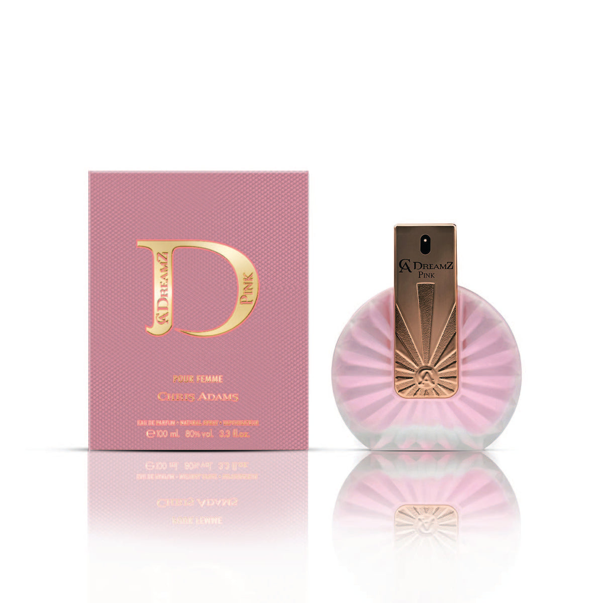 Chris Adams Eau De Parfum - Dreamz Pink, 100ml Gardenia Cosmotrade LLP