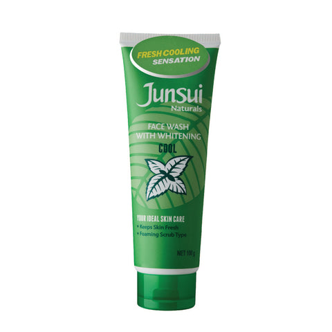 Junsui Naturals Face Wash With Whitening, Cool, 100 g Gardenia Cosmotrade LLP