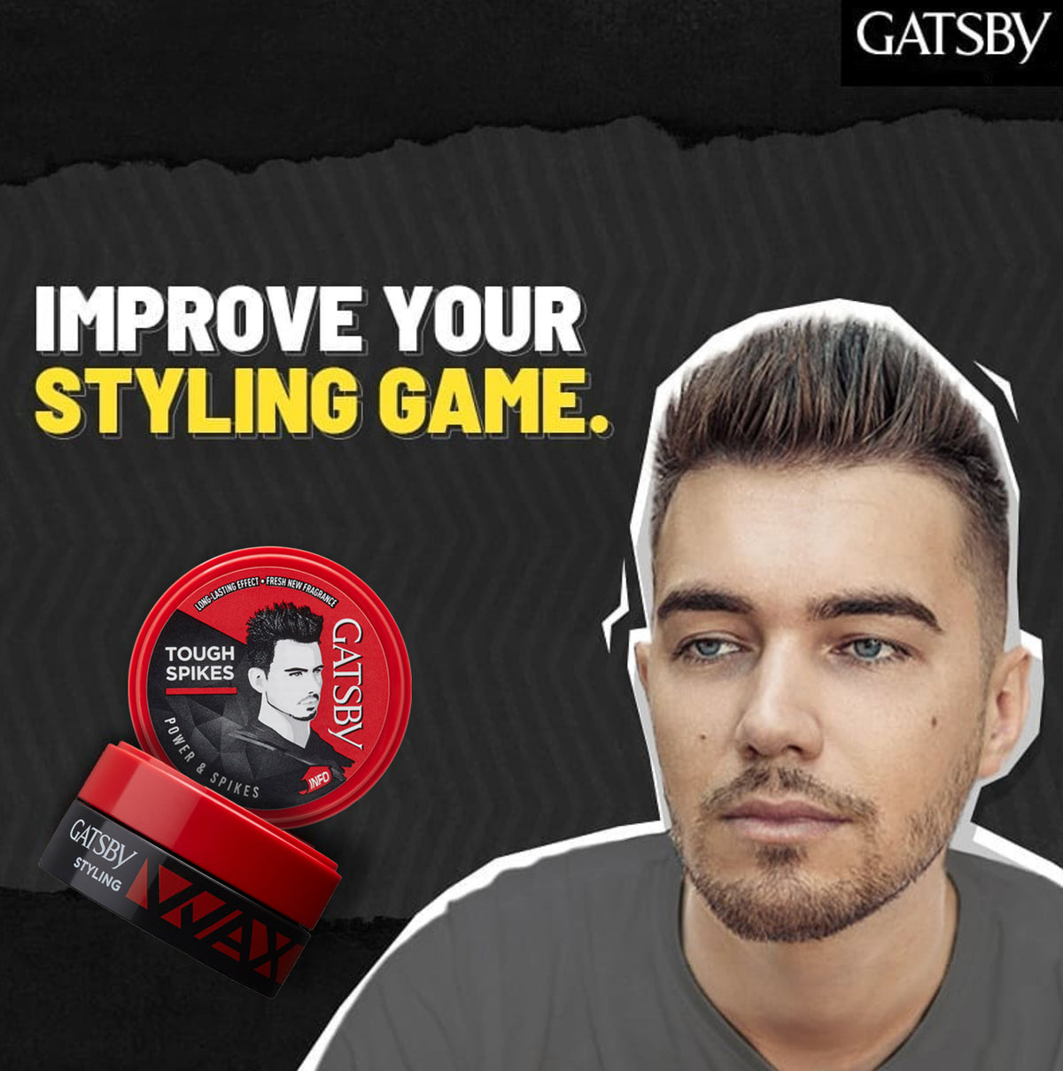 Gatsby Hair Styling Wax - Power & Spikes, 25g Gardenia Cosmotrade LLP