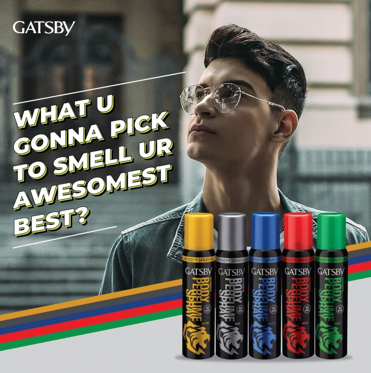 Gatsby Ultimate Body Perfume Spray - Force, 120 ml : Buy 1 Get 1 Free! Gardenia Cosmotrade LLP