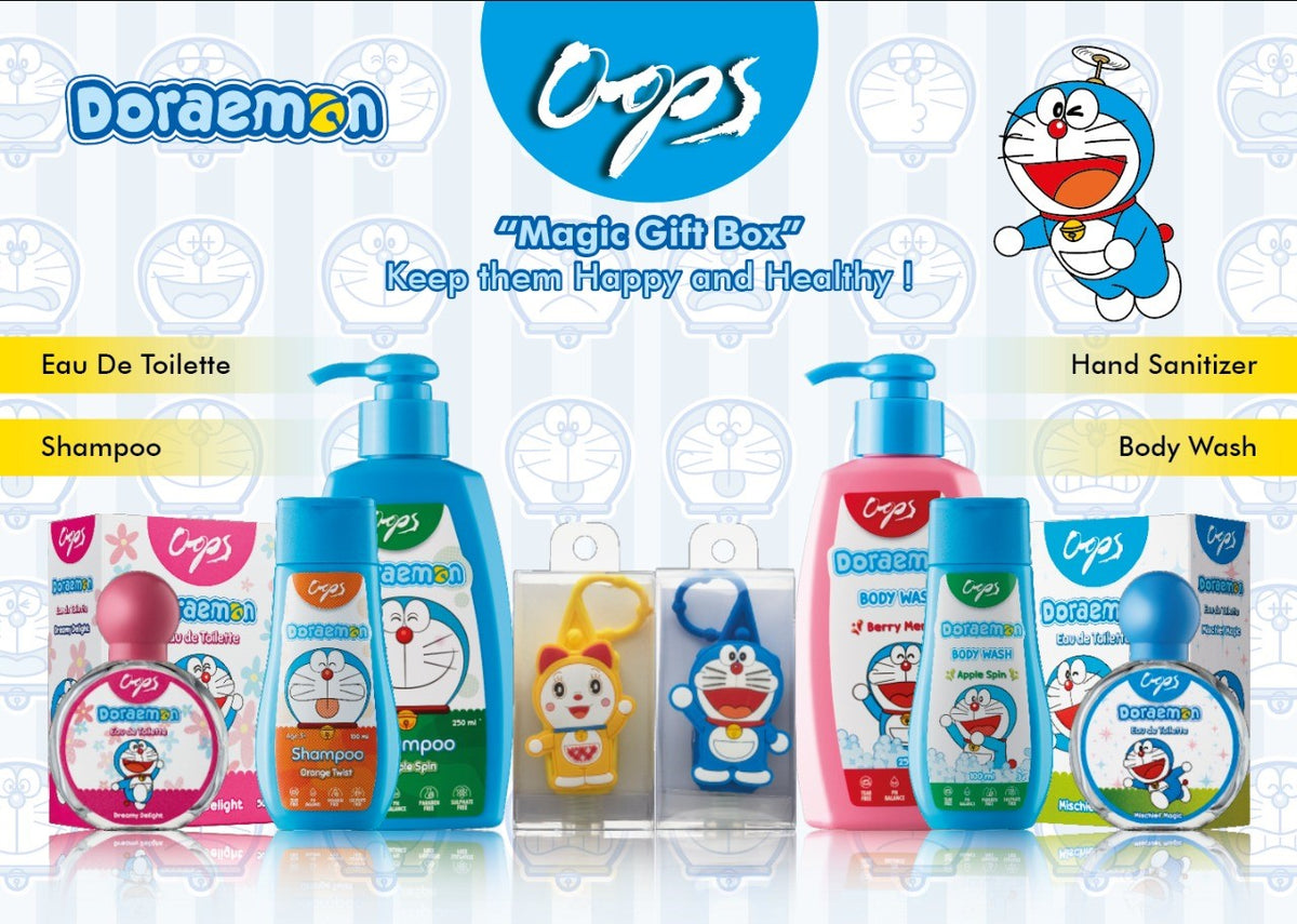 Oops Doraemon Body Wash - Orange Twist, 100ml : Buy 1 Get 1 Free! Gardenia Cosmotrade LLP