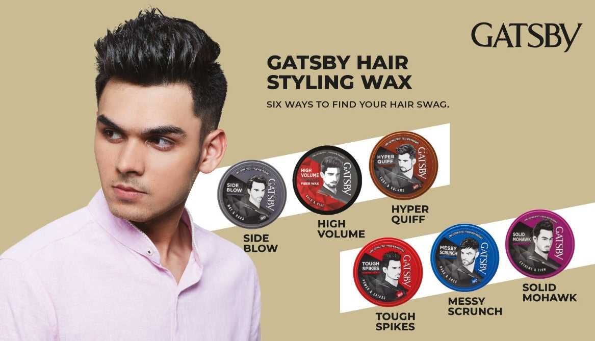 Gatsby Hair Styling Wax - Mat & Hard, 25g Gardenia Cosmotrade LLP